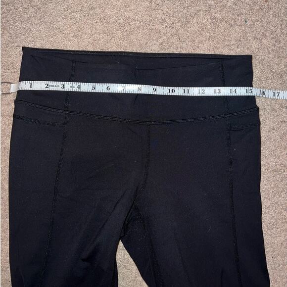 Athleta womens high waisted classic black waistband legging size L - Picture 10 of 10